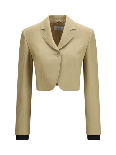 Max Mara Jacket In Beige