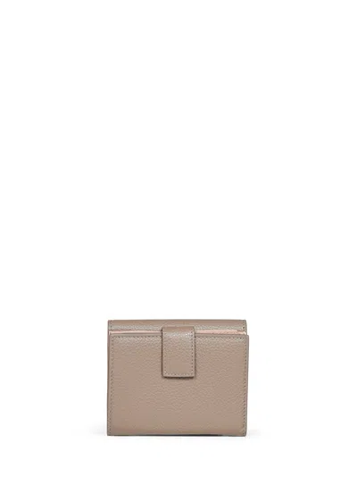 Ferragamo Compact Wallet In Neutral