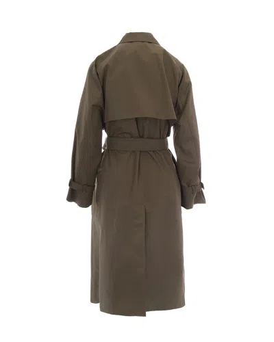 Weekend Max Mara Trench Coat In Brown