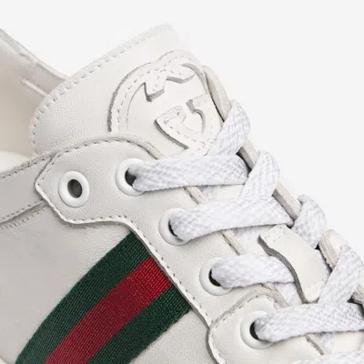 Gucci Leather Sneaker In White