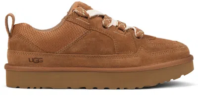 Ugg Front Laceup Sneakers In Brown