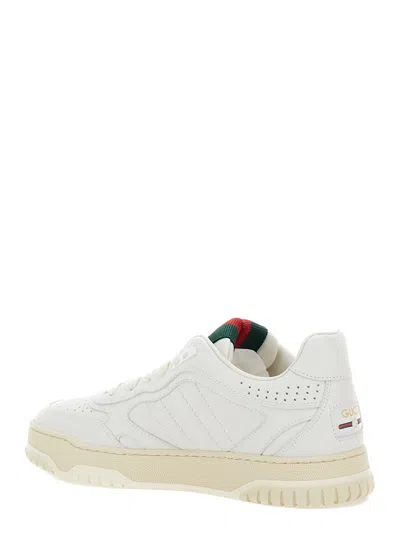 Gucci Interlocking G Web-detailed Sneaker In White
