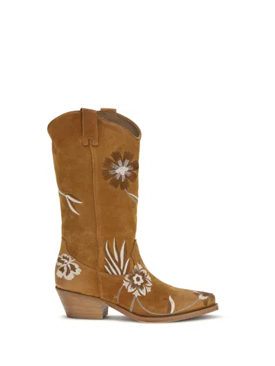 P.a.r.o.s.h . Texan Boot In Camel