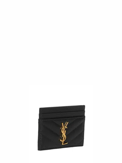 Saint Laurent Card Case In Black