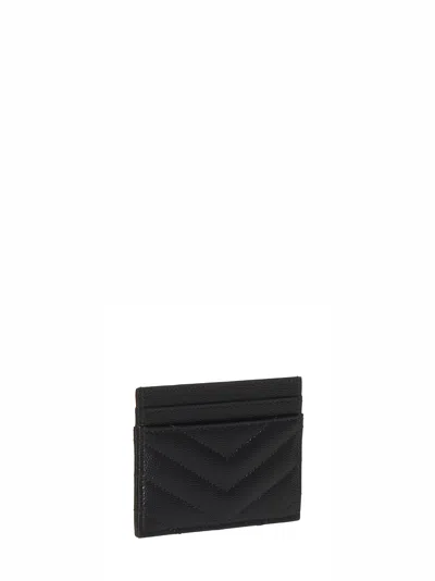 Saint Laurent Card Case In Black