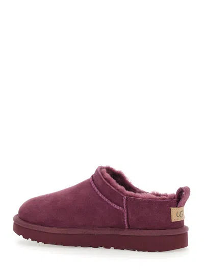 Ugg Shearling-lined Leather Boot In Bordeaux