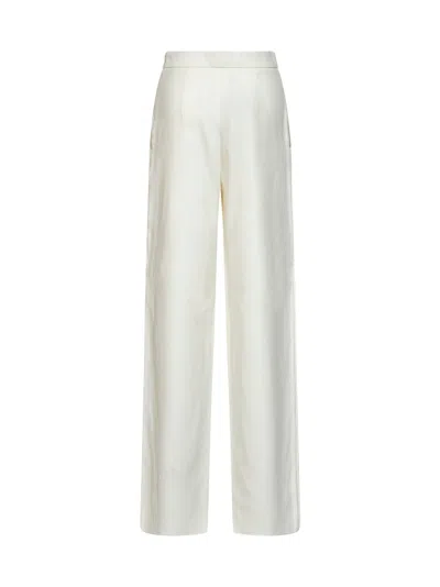Max Mara Trousers In White