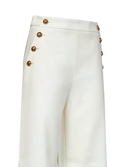 Max Mara Trousers In White