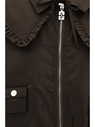 Ganni Duchesse Bomber Jacket In Multi