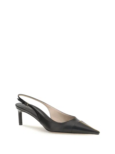 Tom Ford Leather Slingback Pump In Black