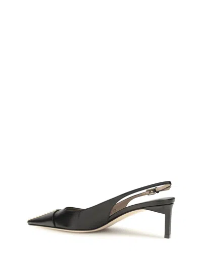 Tom Ford Leather Slingback Pump In Black