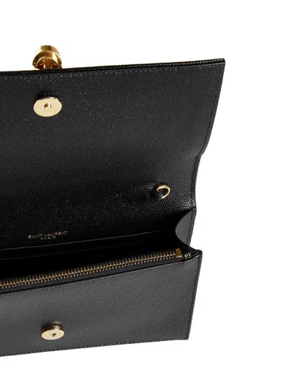 Saint Laurent Kate Wallet In Black
