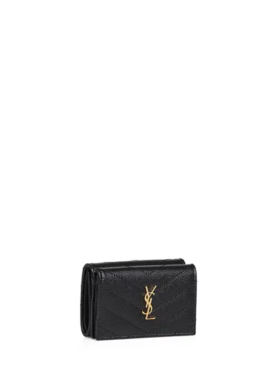 Saint Laurent Wallet In Black