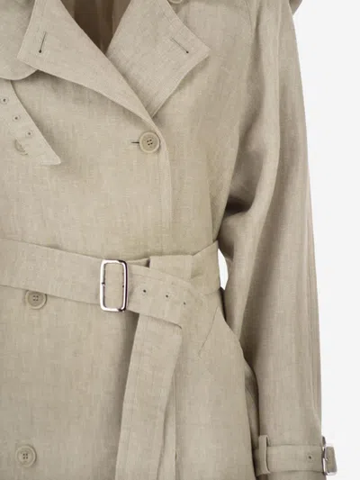 Max Mara Spedaggi Coat In Neutral