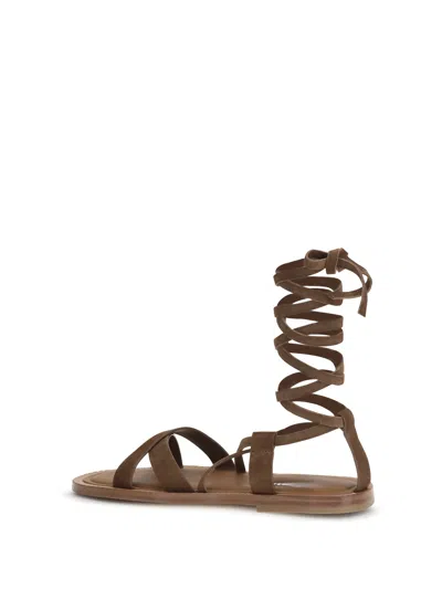 Miu Miu Gladiator Leather Sandals