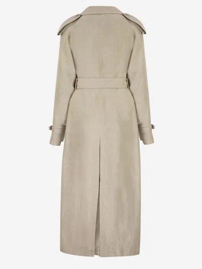 Max Mara Spedaggi Coat In Neutral