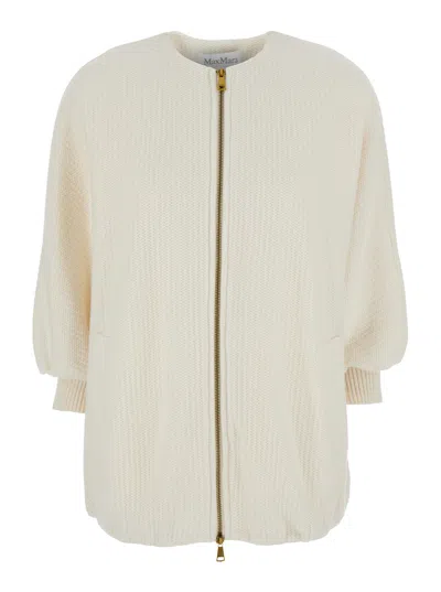 Max Mara Cirino Jacket In White