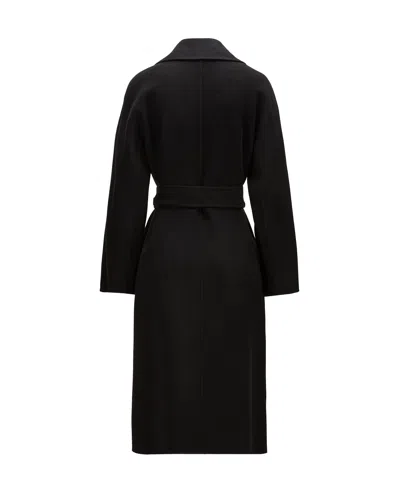 Max Mara Cles Coat In Black