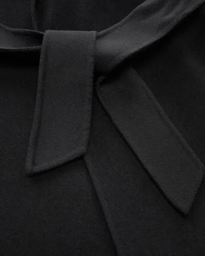 Max Mara Cles Coat In Black