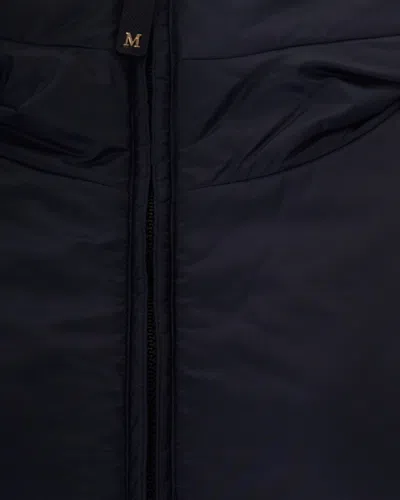 Max Mara The Cube Hooded Jacket In Blue