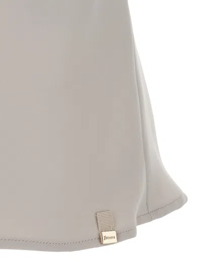 Herno U-neck Technical Polyester Tank Top In Multi