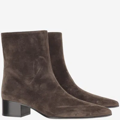 Khaite Andee Ankle Boot In Brown