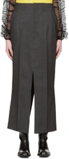 JUNYA WATANABE Grey Slit Trouser Skirt