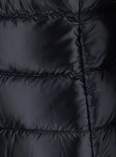 Herno Black Polyamide Full-length Jacket In Black