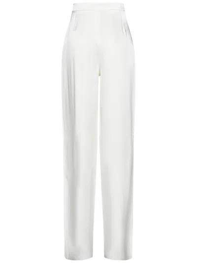 Max Mara Studio Trousers In White