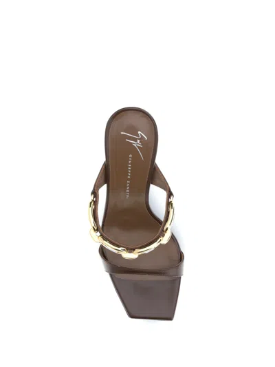 Giuseppe Zanotti Muse Heel Mule In Brown