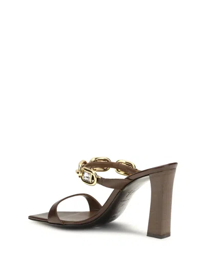 Giuseppe Zanotti Muse Heel Mule In Brown