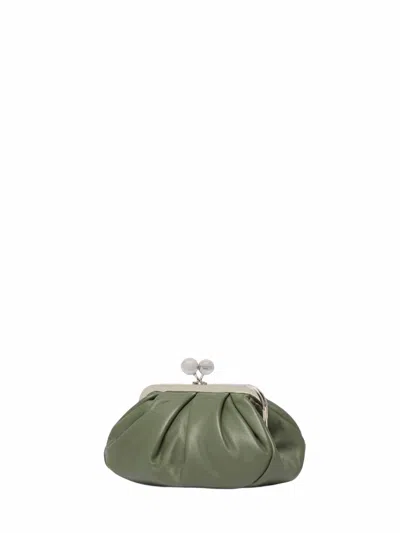 Weekend Max Mara Clutch In Green