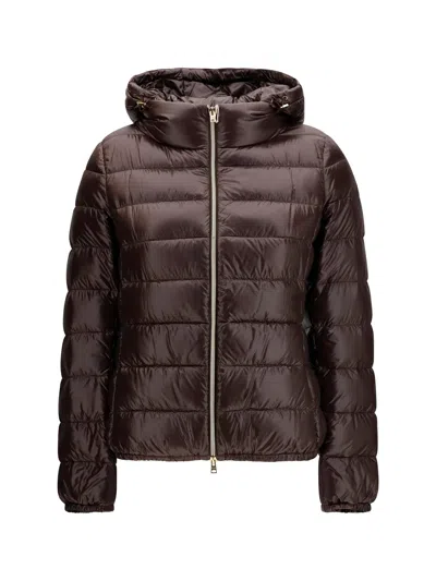 Herno Giada Down Jacket In Burgundy