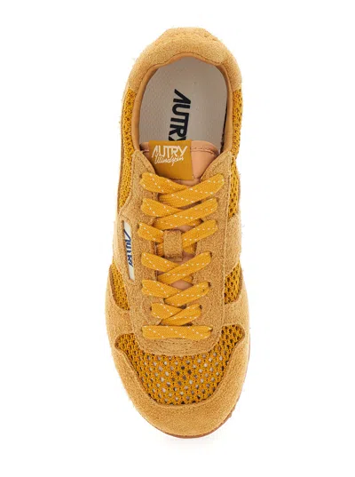 Autry Windspin Mesh Low-top Sneakers In Brown