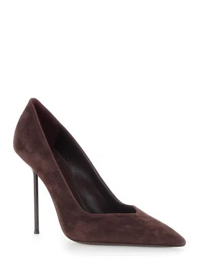 Paris Texas Lidia Pointed-toe Heeled Pumps In Brown