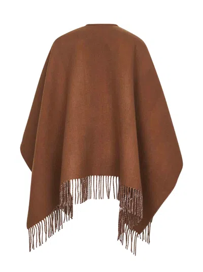 Fendi Optical Cape In Brown