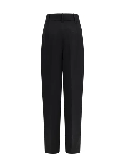 Max Mara Studio Trousers In Black