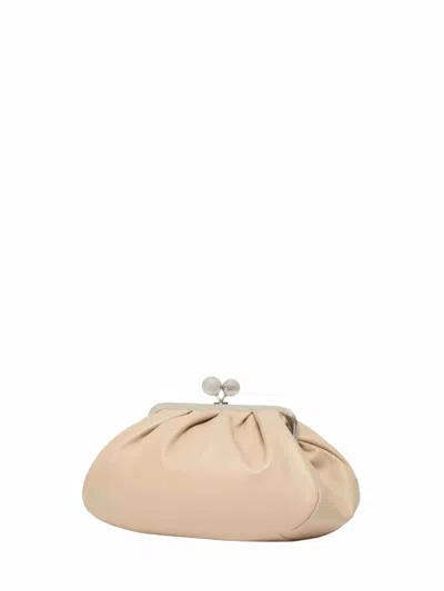Weekend Max Mara Clutch In Beige