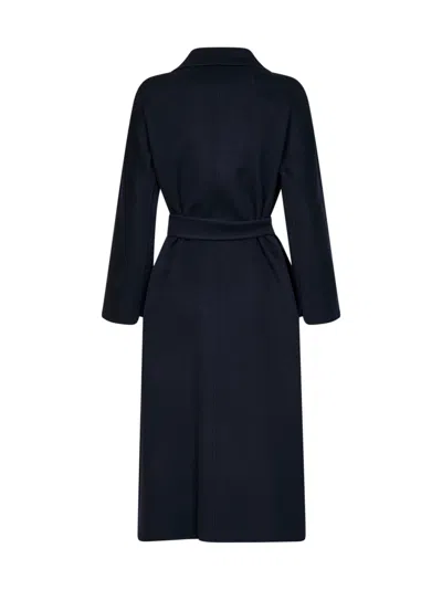 Max Mara Esturia Coat In Black