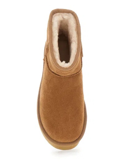 Ugg Classic Mini Platform Ankle Boots In Animal Print