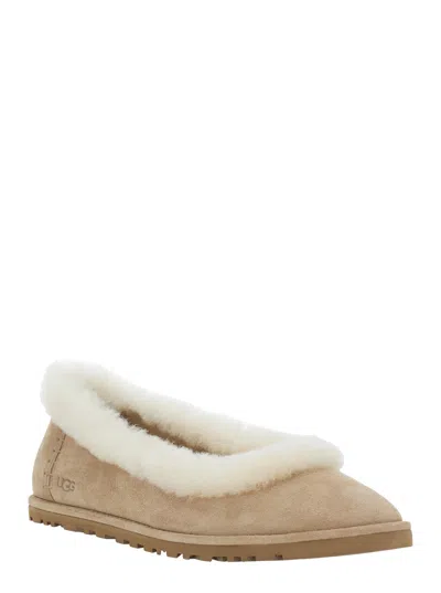 Ugg Zora Ballet Flat In Beige