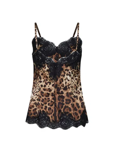 Dolce & Gabbana Camisole Top In Black