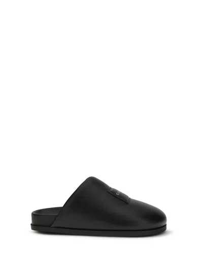 Givenchy Padded Leather Mule In Black