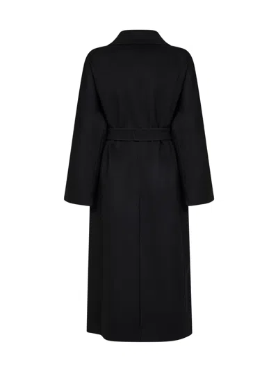 Max Mara Penelope Coat In Black