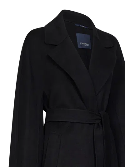 Max Mara Penelope Coat In Black