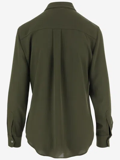 Fit F.it Technical Polyester Shirt In Green