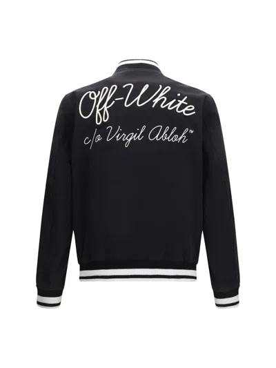 Off-white Script Cotgab Souvenir Jacket In Black