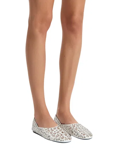 Khaite Jane Ballet Flat In White