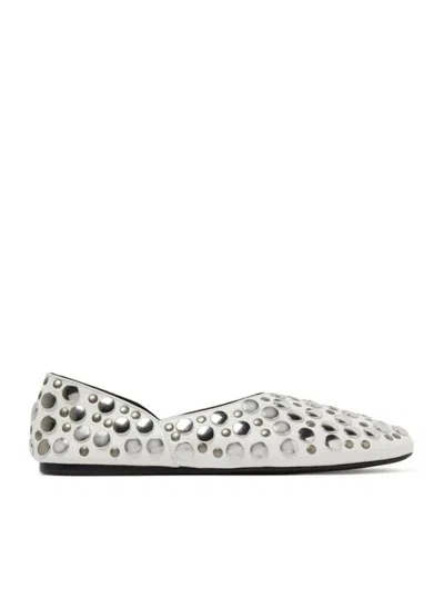 Khaite Jane Ballet Flat In White
