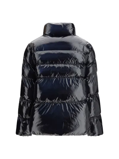 Pinko Quilted Polyamide Down Jacket In Black